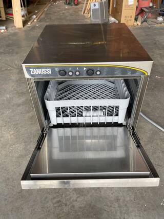 Snel vaatwasser, Zanussi, ZGWXS, Grijs / Chroom